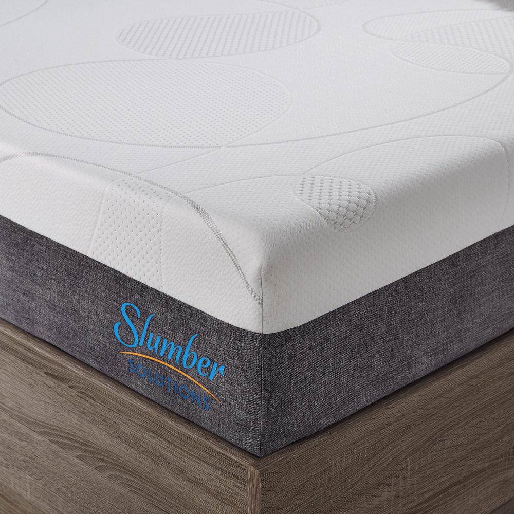Slumber Solutions 14-inch Gel Memory Foam Choose Your Comfort Mattress - White
