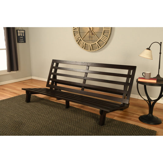 Somette Carson Futon Frame in Java Finish (Mattress not included)