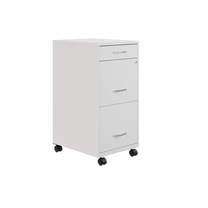 Space Solutions 18 Deep 3 Drawer Metal File Cabinet