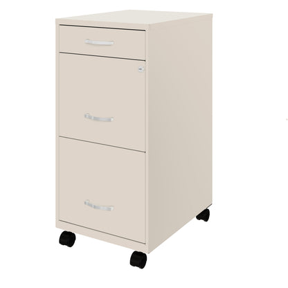 Space Solutions 18 Deep 3 Drawer Metal File Cabinet