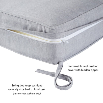 Sunbrella 2-Piece Premium Deep Seat Outdoor Cushion Set