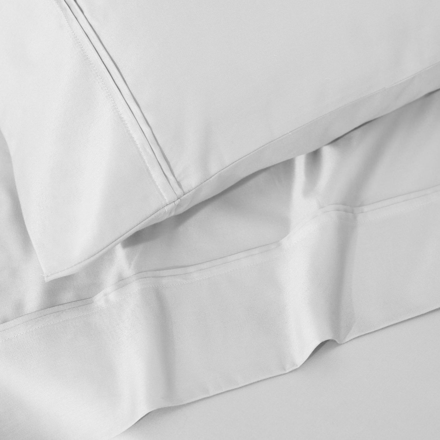 Superior Egyptian Cotton 1200 Thread Count Eco-Friendly Solid Sheet Set