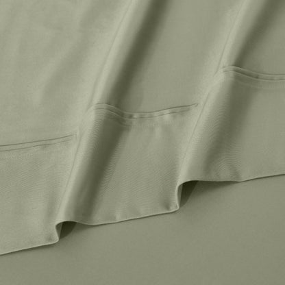 Superior Egyptian Cotton 1200 Thread Count Eco-Friendly Solid Sheet Set