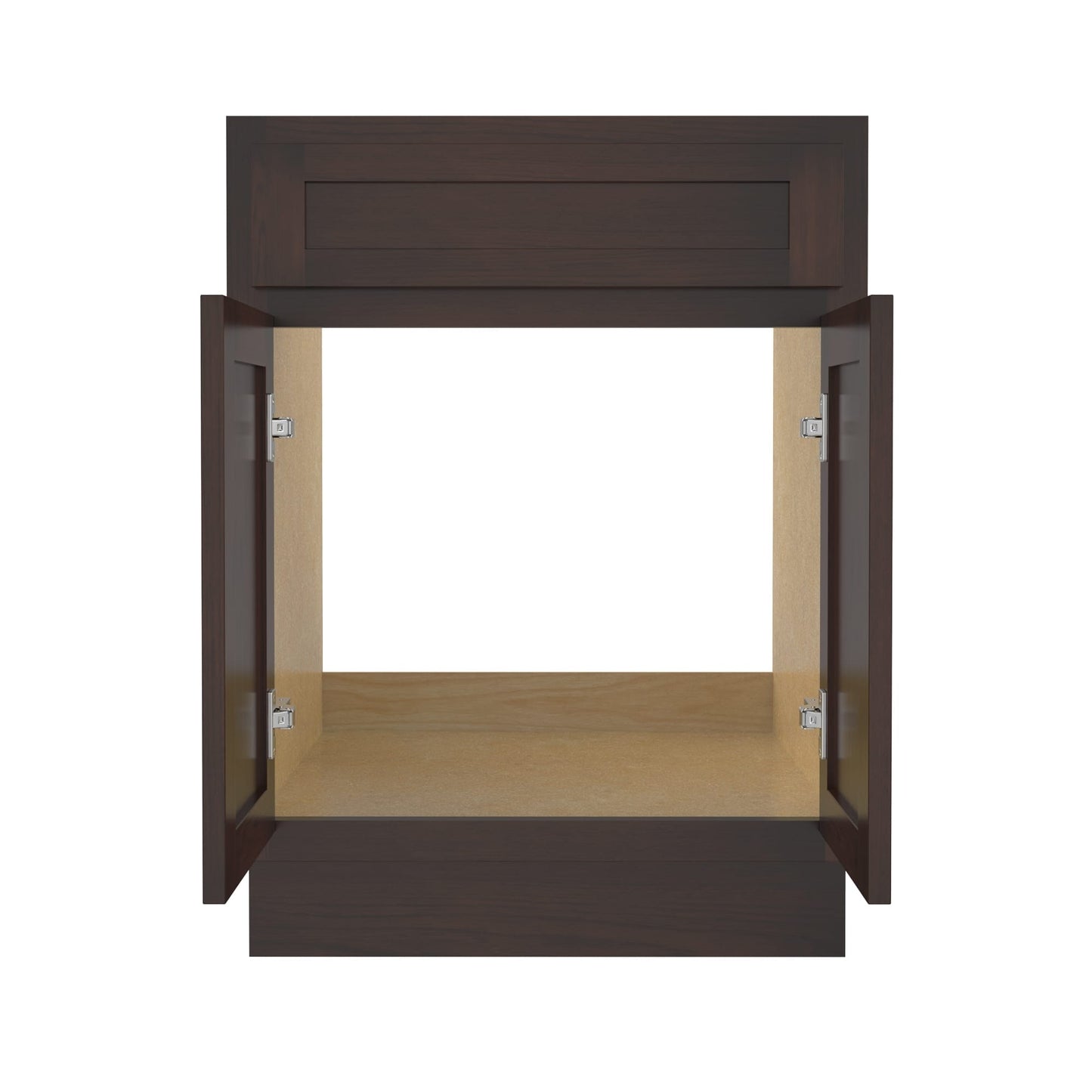 Vanity Art 24-inch Solid Wood Single Sink Bathroom Vanity Cabinet