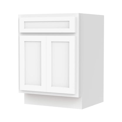 Vanity Art 24-inch Solid Wood Single Sink Bathroom Vanity Cabinet