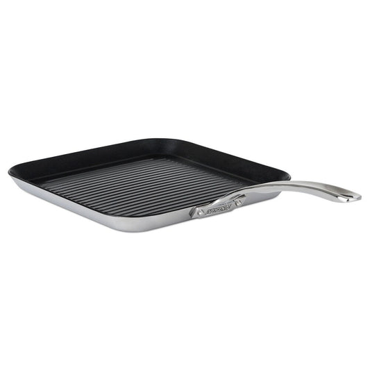 Viking Contemporary 11 Quantanium Nonstick Grill Pan, Mirror Finish