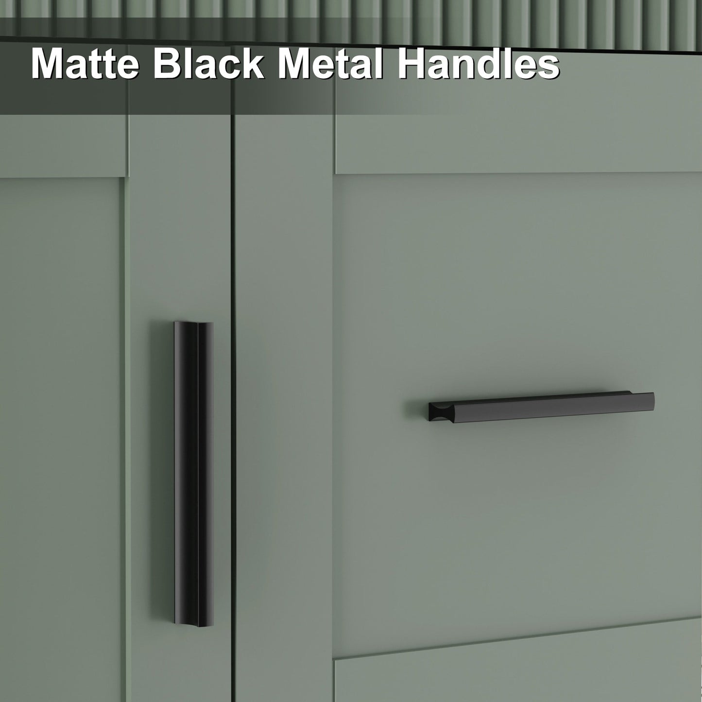 Wavy Line 30/36/48 Bathroom Vanity Set with Sink & Faucet