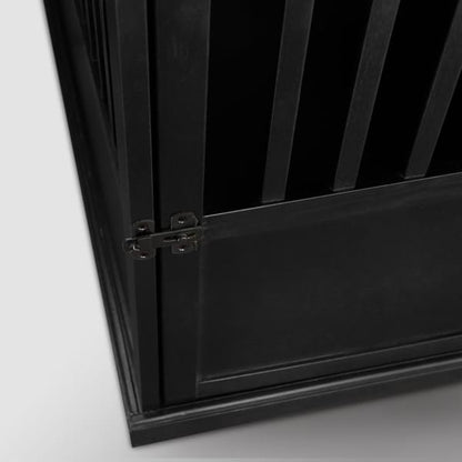 Wooden Pet Crate End Table with Lockable Door