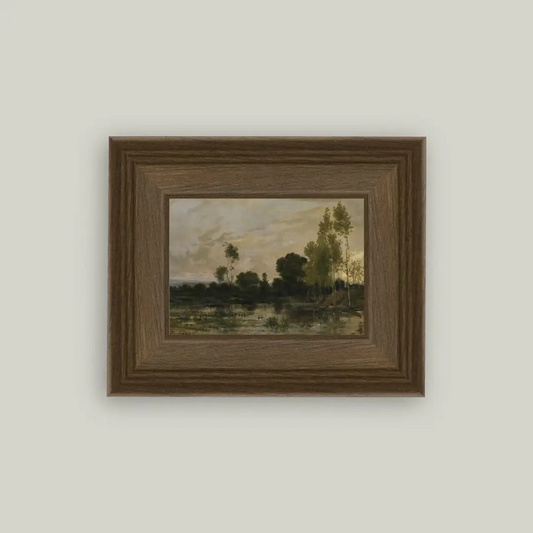 Alders Framed Print - glass