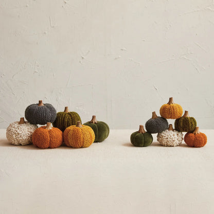Plush Pumpkins - mango wood