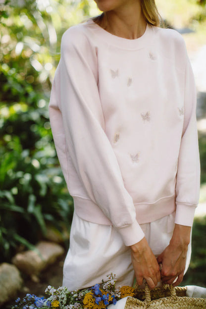 ATF Butterfly Embroidered Sweatshirt