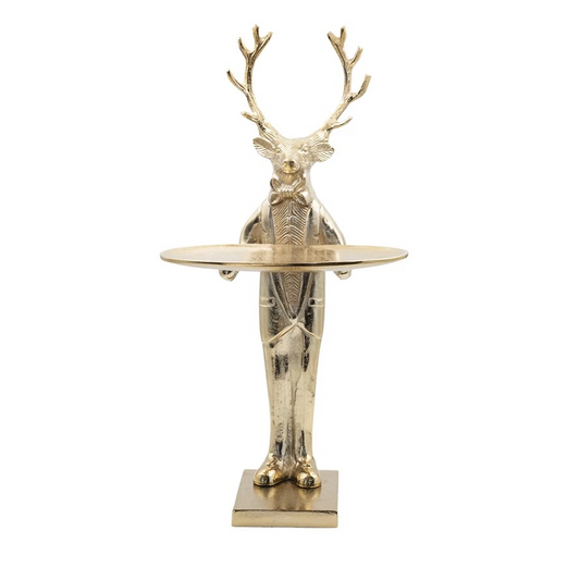 Deer Serving Tray - aluminum
