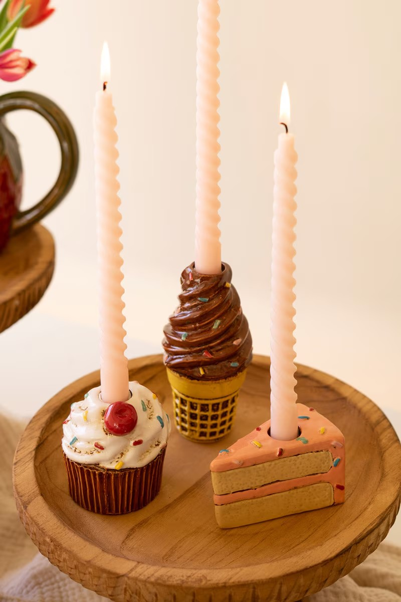 Ceramic Dessert Taper Holder