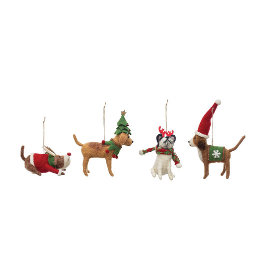 Dog Ornament - wool