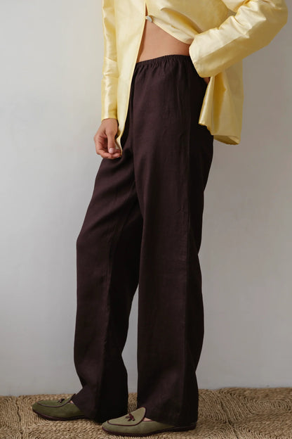 Donni Linen Simple Pant
