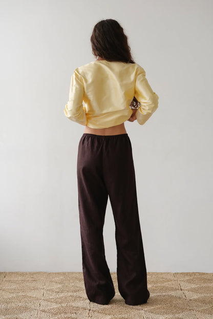 Donni Linen Simple Pant
