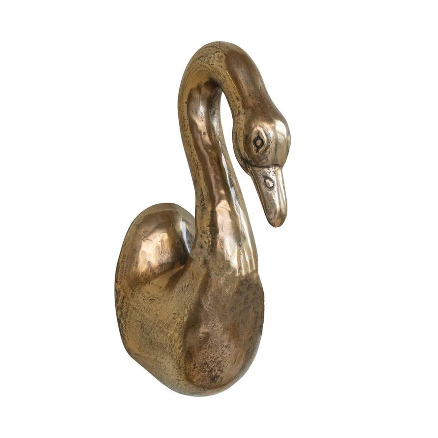 Gold Goose Head - aluminum