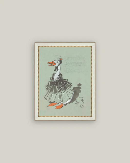 Mother Goose Portrait - glass
