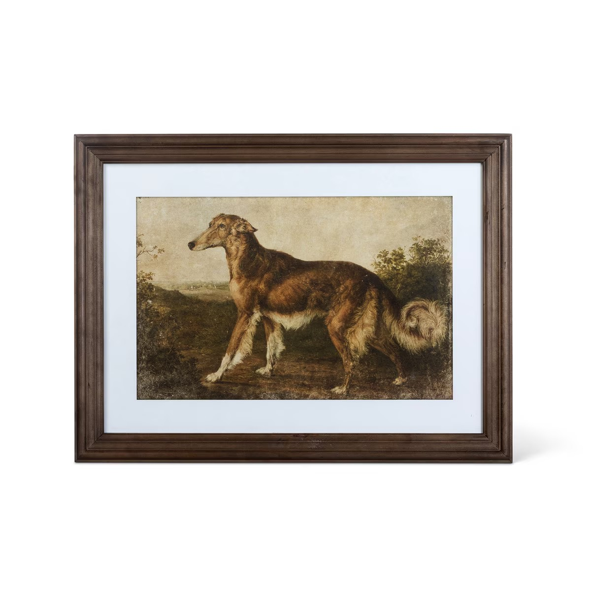 Heritage Hounds Framed Wall Art - wood