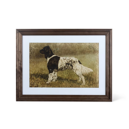 Heritage Hounds Framed Wall Art - wood