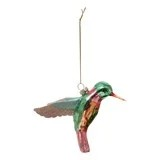 Hummingbird Ornament - glass