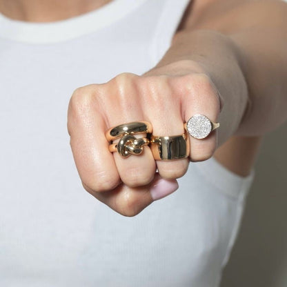 Adina Reyter Chunky Tube Knot Ring