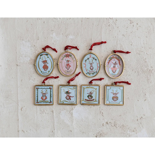 Brass Picture Frame Ornament - metal