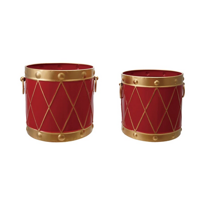 Red Drum Bucket - metal