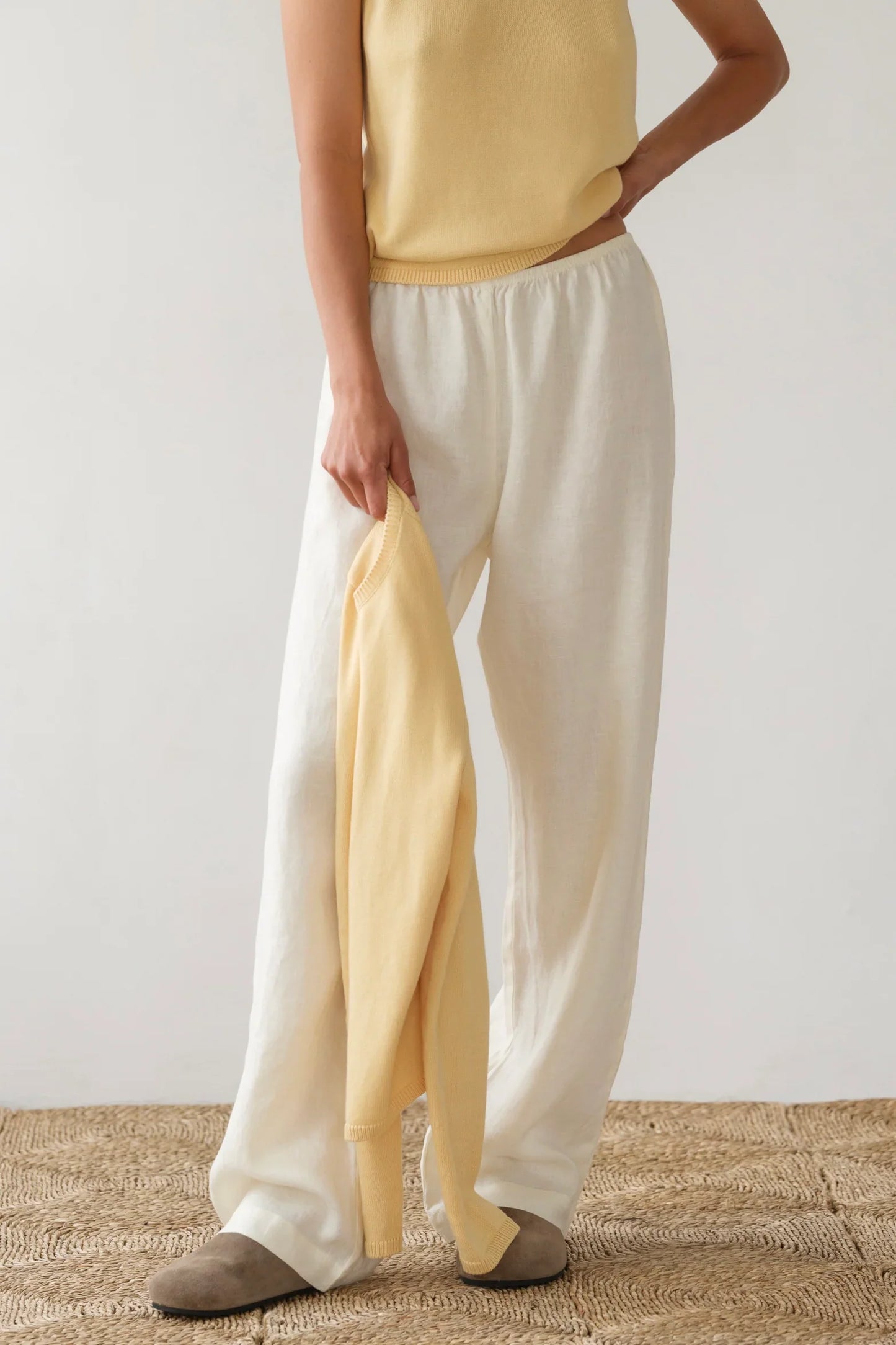 Donni Linen Simple Pant
