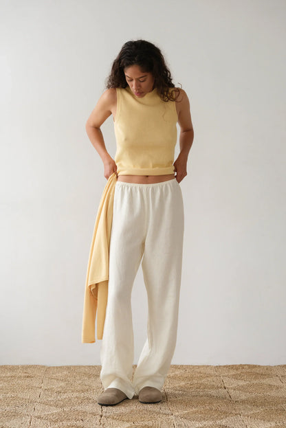 Donni Linen Simple Pant