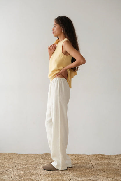 Donni Linen Simple Pant