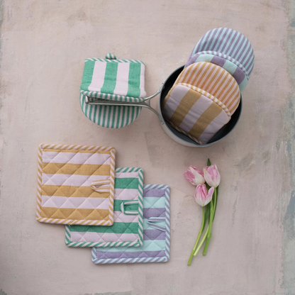 Striped Potholder